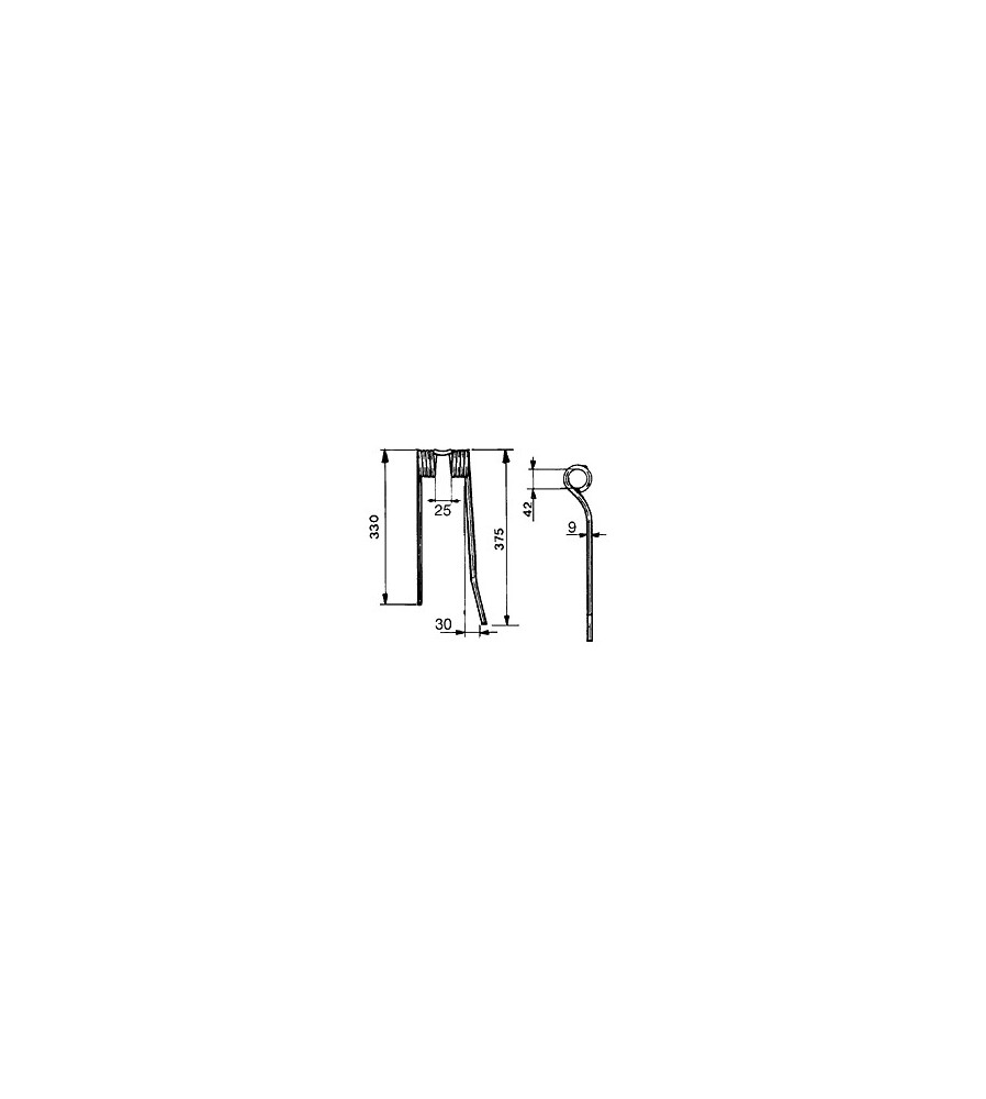 Dent ad. Pirouette PZ Strela étroite 6250754