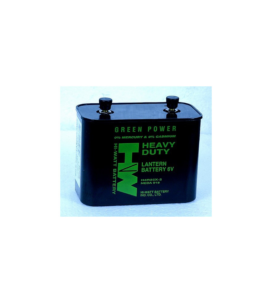 Piles rectangulaire 6 v -HA R25-2