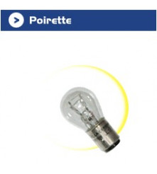 Ampoule poirette - 12 V - 21 W x 10