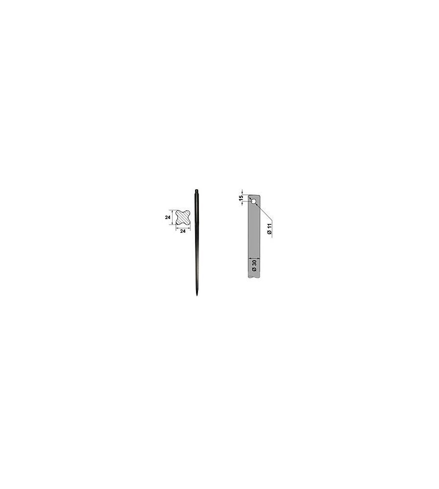 Dent genre Mailleux 35X750 SDT