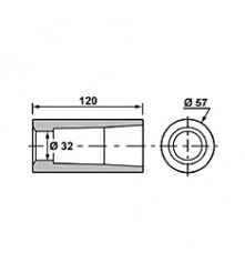 Douille de dent pour 0450420 / 426